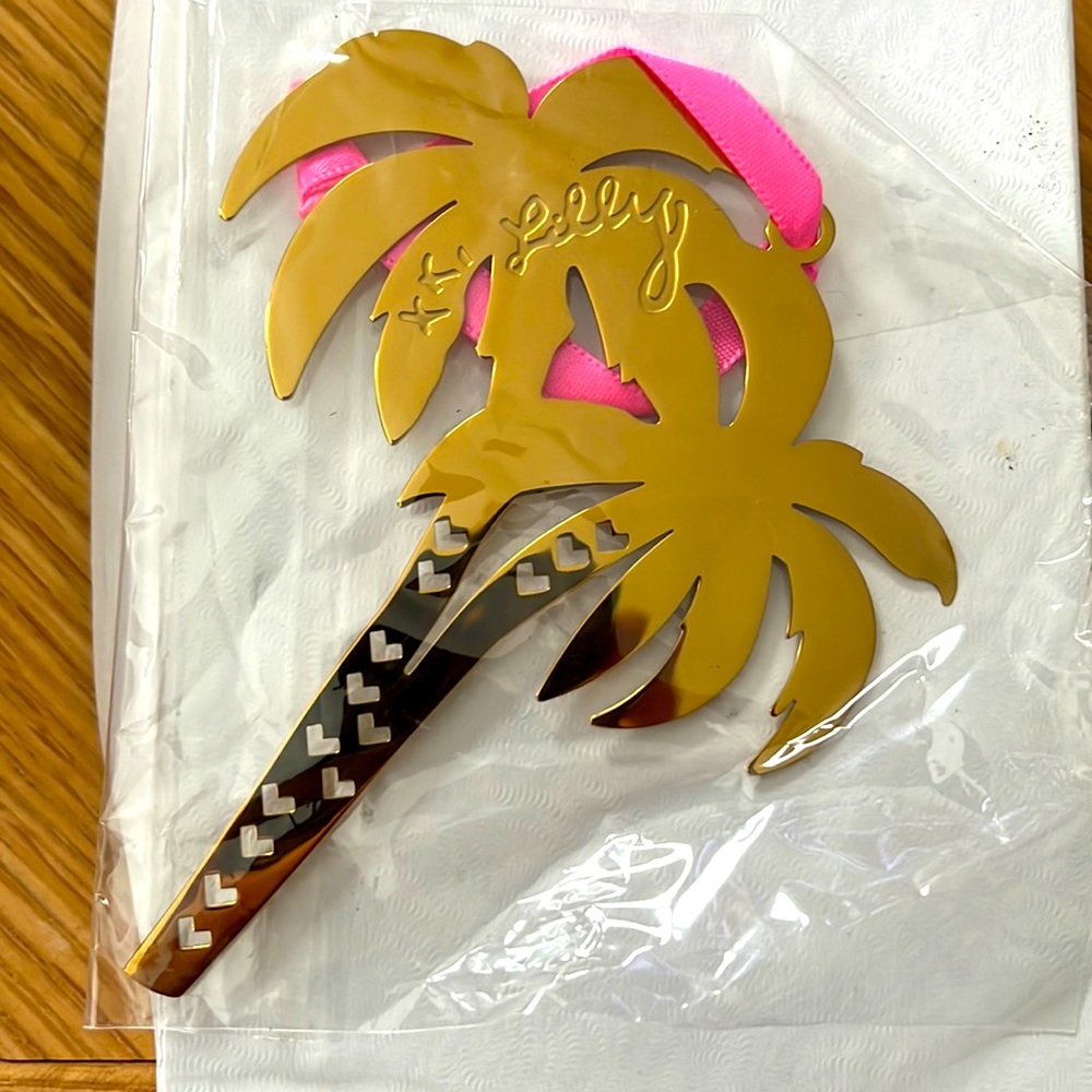 Lilly Pulitzer Palm Tree Ornament